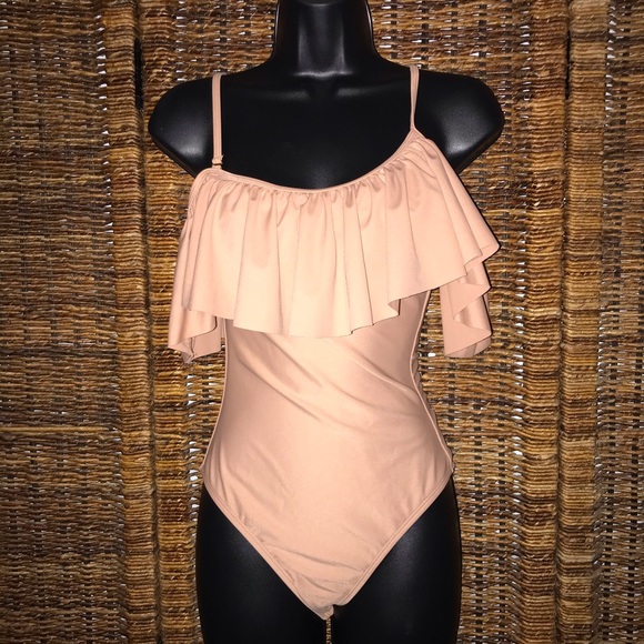 Bodysuit with Ruffle - Picture 1 of 8